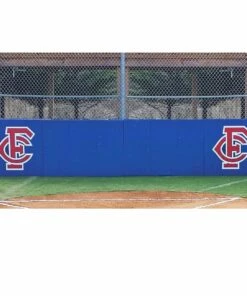 Cover Sports 3'H x 6'L Baseball/Softball Backstop Padding w/Graphics Navy -Cheap Softball Store a32 975 3