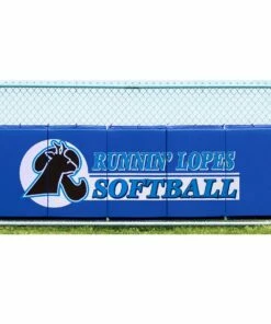 Cover Sports 3'H x 10'L Baseball/Softball Backstop Padding w/Graphics Orange