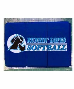 Cover Sports 4'H x 6'L Baseball/Softball Backstop Padding w/Graphics Black