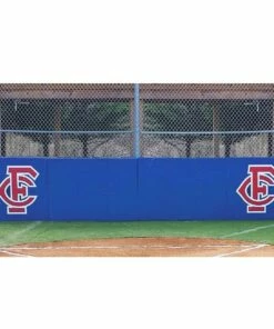 Cover Sports 4'H x 8'L Baseball/Softball Backstop Padding w/Graphics Maroon -Cheap Softball Store a32 980 3