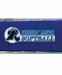 Cover Sports 4'H x 10'L Baseball/Softball Backstop Padding w/Graphics Red