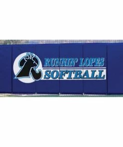 Cover Sports 4'H x 12'L Baseball/Softball Backstop Padding w/Graphics Red