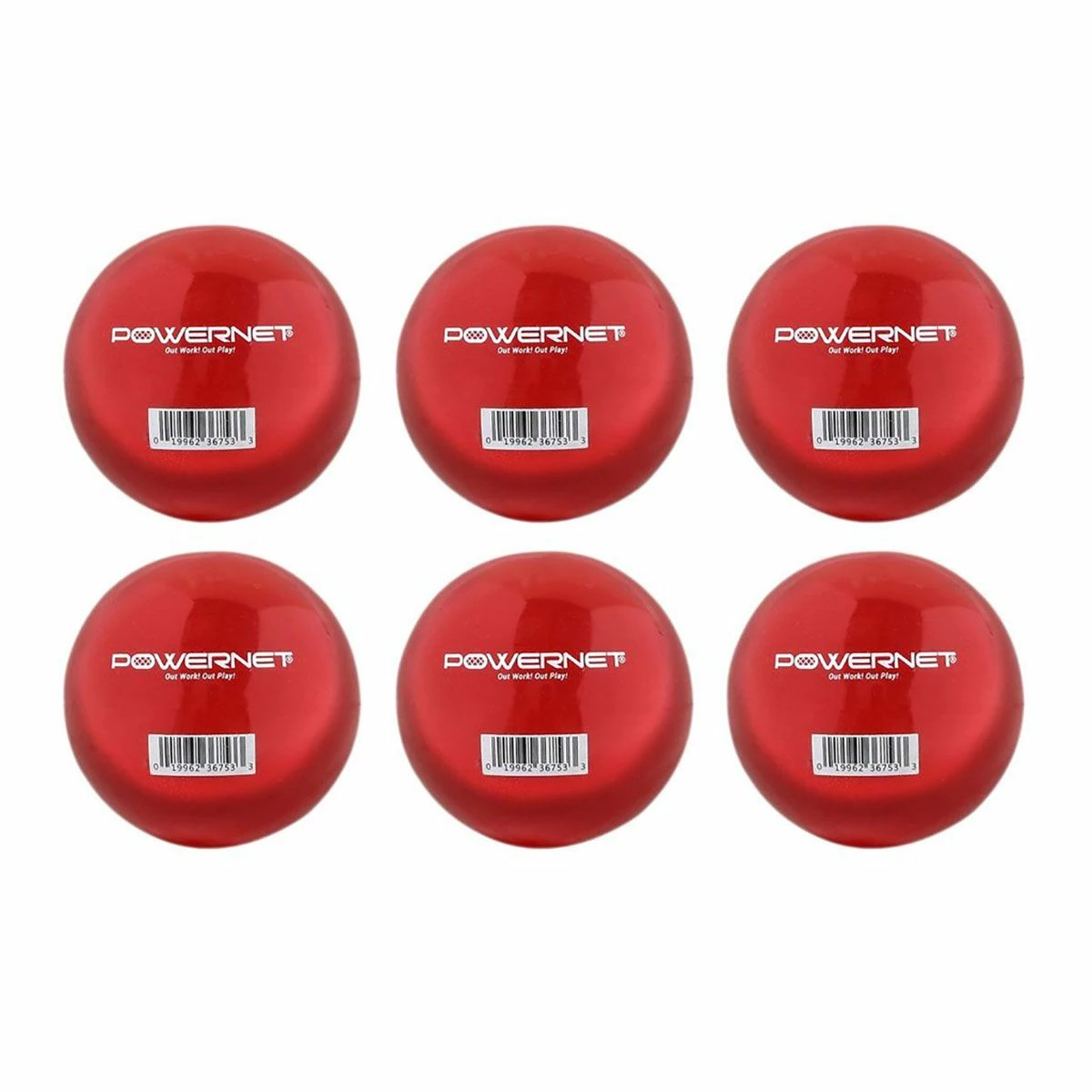 POWERNET 2.8" Weighted Batting/Throwing Training Balls, 6pk 3 POWERNET 2.8" Weighted Batting/Throwing Training Balls, 6pk - Image 3