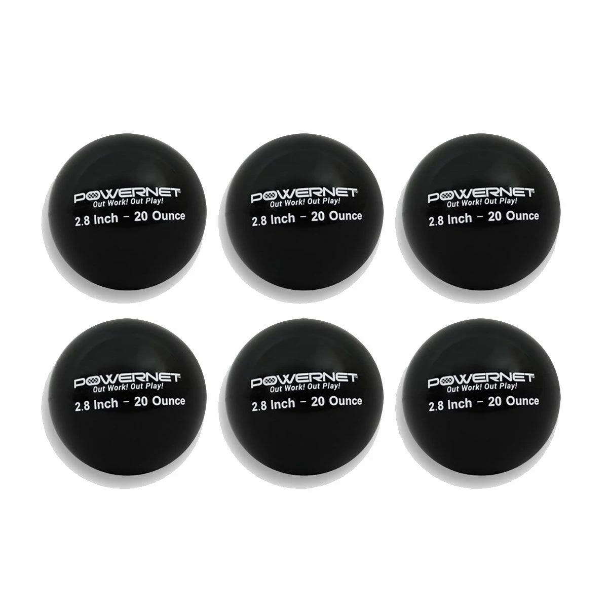 POWERNET 2.8" Weighted Batting/Throwing Training Balls, 6pk 5 POWERNET 2.8" Weighted Batting/Throwing Training Balls, 6pk - Image 5