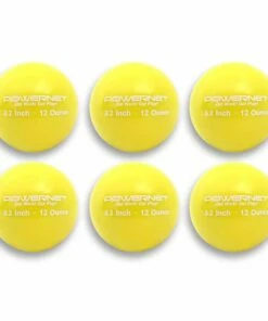 POWERNET 3.2" Weighted Batting/Throwing Training Balls, 6pk