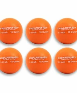 POWERNET 3.2" Weighted Batting/Throwing Training Balls, 6pk -Cheap Softball Store a33 019 18 1