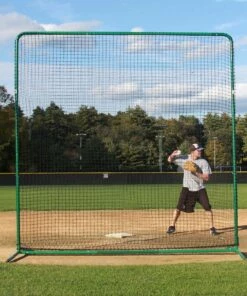 ProMounds Deluxe 10'x10' Baseball/Softball Protective Screen Frame & Net