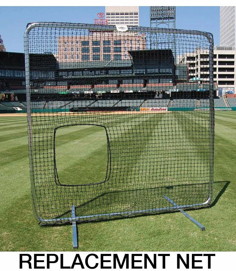 Softball Pitcher's Protective Screen REPLACEMENT NET, 7'H x 7'W 1 Softball Pitcher's Protective Screen REPLACEMENT NET, 7'H x 7'W