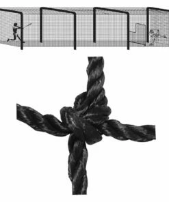 70' Pro Series Batting Tunnel Cage Nets, 2.5mm, #42 -Cheap Softball Store a33 142 01