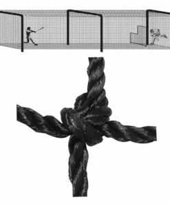 55' Pro Series Batting Tunnel Cage Nets, 2.5mm, #42 -Cheap Softball Store a33 143 01