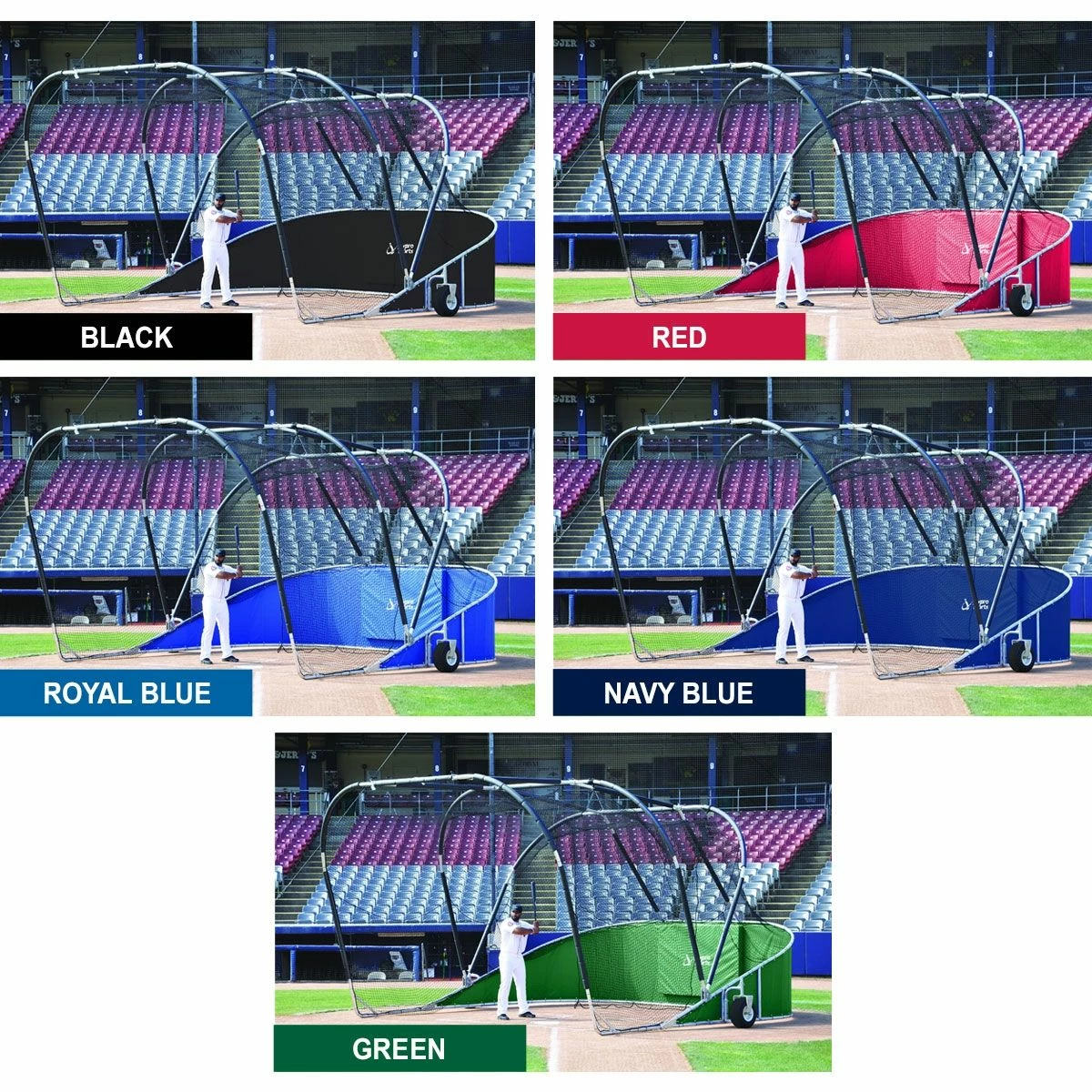 Jaypro Big League Bomber Elite Portable Batting Cage, BGLC-7500 2 Jaypro Big League Bomber Elite Portable Batting Cage, BGLC-7500 - Image 2
