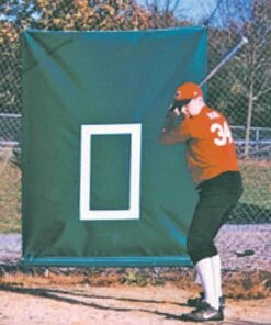 CageSaver Batting Cage Net Backdrop Protector, 22 oz Green
