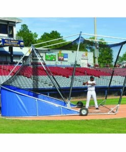 Jaypro Big League Bomber Pro Portable Batting Cage, BBGS-18 Navy