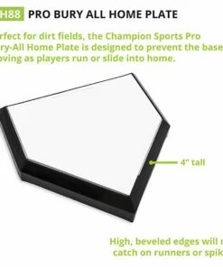 Champion Wood Filled Home Plate, BH88 -Cheap Softball Store a33 224 new dia 01