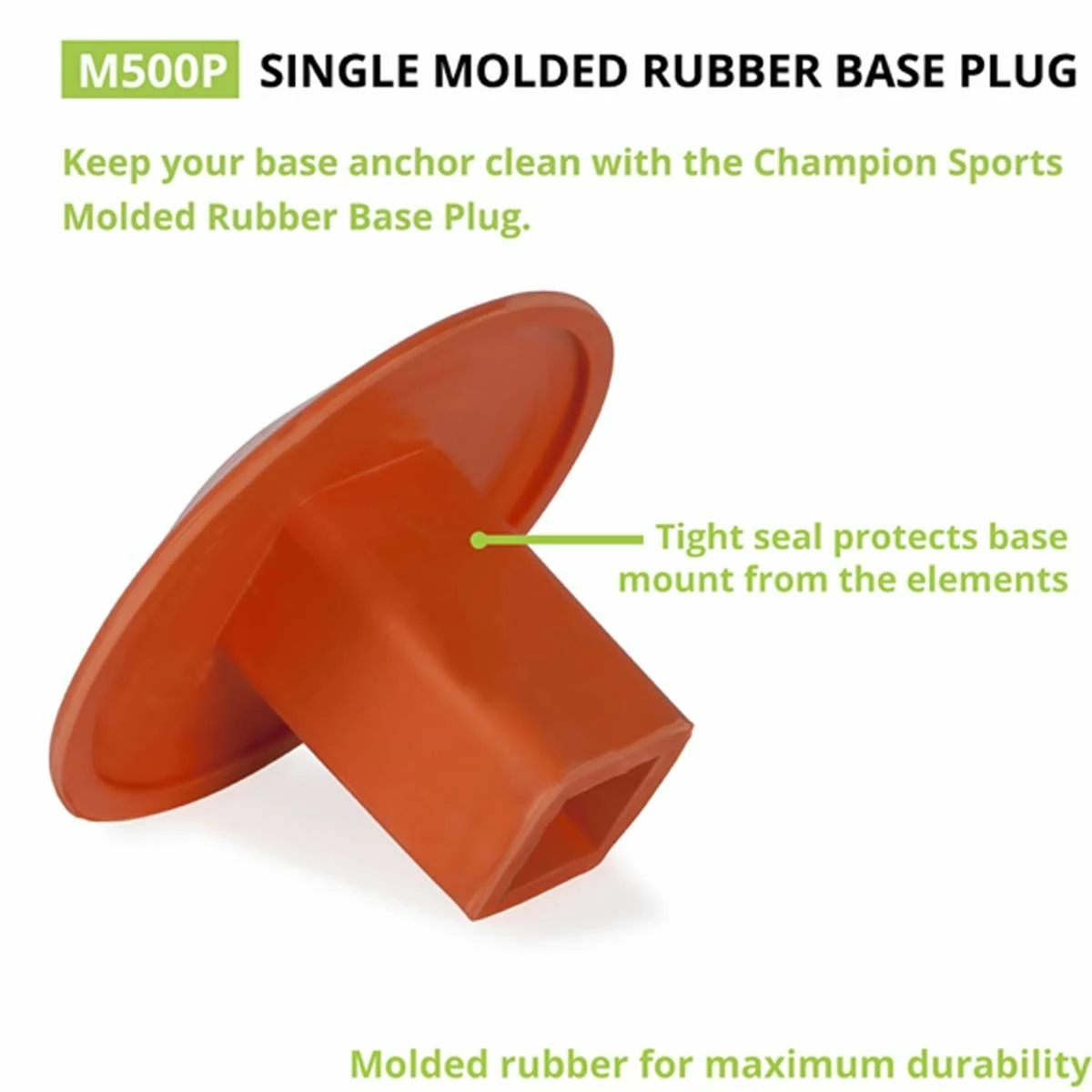 Champion Rubber Base Plug for Ground Anchors, M500P 3 Champion Rubber Base Plug for Ground Anchors, M500P - Image 3