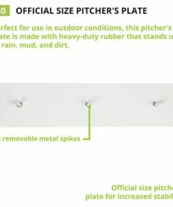 Champion Official Size Pitcher's Plate, 80 -Cheap Softball Store a33 255 new 3