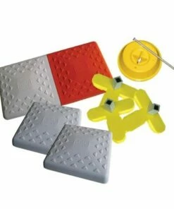 Soft Touch 14" Stay Down Convertible Bases & Double 1st Base, C14DBL-SET