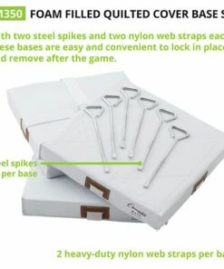 Champion 14"x14" Economy Baseball/Softball Bases, White, M300 -Cheap Softball Store a33 278 new 05