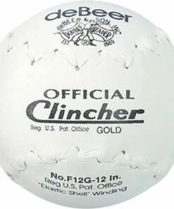 deBeer 12", 6/pk Clincher F12G Official Softballs