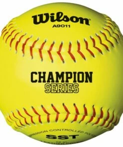 Wilson 12", 47/375 NFHS Leather Softballs, A9011BSST, dz