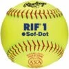 Rawlings 11" ASA RIF Level 1 Synthetic Fastpitch Softballs, SR11RYSA , dz