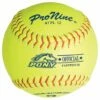 Pro Nine 12", 47 PL12 47/375 Official Pony League Leather Fastpitch Softballs, dz