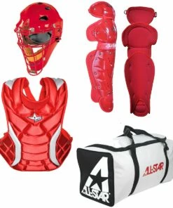 All Star CKW12.5PS Fastpitch Softball Catcher's Gear Kit, AGE 7-9 Navy