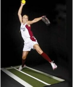Jennie Finch MP3010 Pitching Lane Pro Softball Turf Pitching Mat -Cheap Softball Store a33 708 15