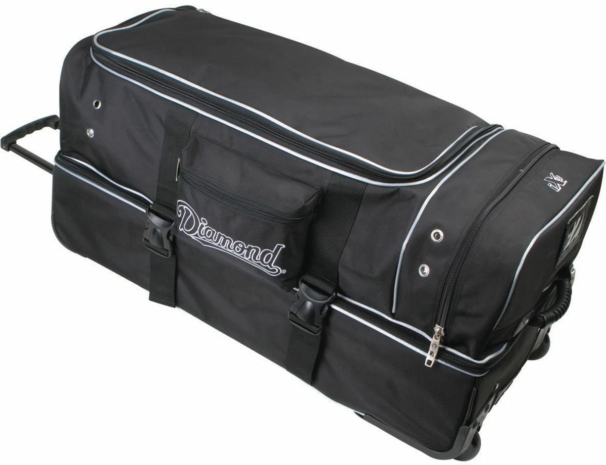 Diamond Deluxe Pro Umpire Gear Bag, 33"Lx15"Wx16"H 2 Diamond Deluxe Pro Umpire Gear Bag, 33"Lx15"Wx16"H - Image 2