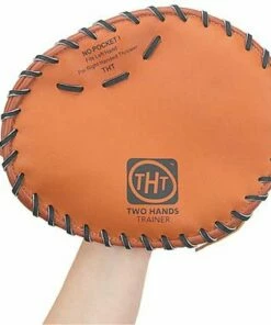 Two Hands Trainer Leather Training Glove, Right Hand Throw