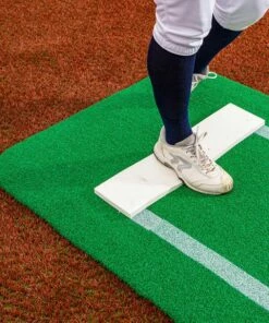 Portolite Spiked Softball Pitching Mat Green -Cheap Softball Store a34 008 new 03