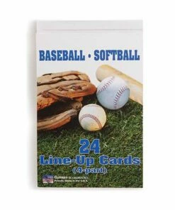 Athletic Connection Baseball/Softball Line-Up Card Booklet