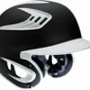 Rawlings S80 JUNIOR 2-Tone 80 MPH Matte Finish Batting Helmet, S80X2J Black