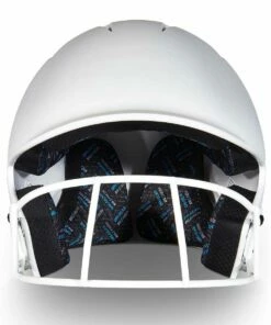 Champro HX Rise Fastpitch Matte Batting Helmet w/Faceguard Royal -Cheap Softball Store a34 554 03