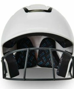 Champro HX Pro Fastpitch 2-Tone Batting Helmet w/Faceguard Navy -Cheap Softball Store a34 555 04