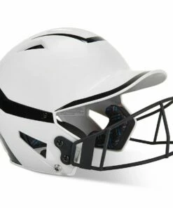Champro HX Pro Fastpitch 2-Tone Batting Helmet w/Faceguard Navy -Cheap Softball Store a34 555 06