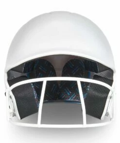 Champro HX Rookie Fastpitch Batting Helmet w/Faceguard White -Cheap Softball Store a34 556 02