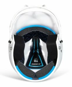Champro HX Rookie Fastpitch Batting Helmet w/Faceguard White -Cheap Softball Store a34 556 05