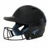 Champro HX Rookie Fastpitch Batting Helmet w/Faceguard White