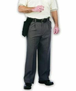 Dalco D9600 Pleat Front Umpire Pants, Charcoal
