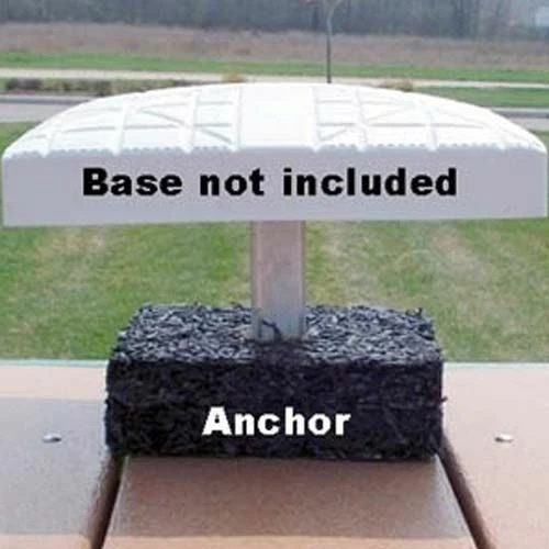 Set of 3 Rubber Baseball Base Anchor Foundations, 1269895 3 Set of 3 Rubber Baseball Base Anchor Foundations, 1269895 - Image 3
