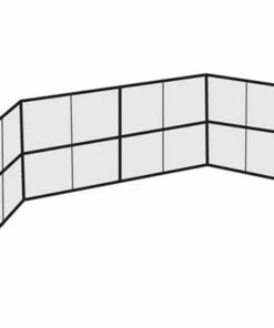 20'x10' Permanent Baseball/Softball Backstop, BSCL20
