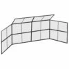20'x10' w/ Partial Hood Permanent Baseball/Softball Backstop, BSCL20