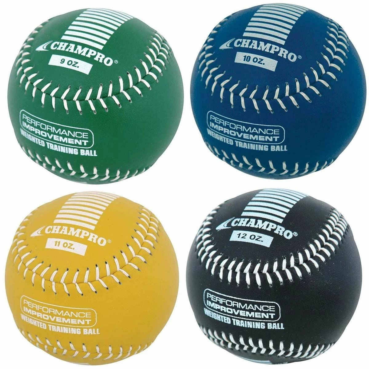 Champro 12" Weighted Leather Softball Training Set, CSB75 1 Champro 12" Weighted Leather Softball Training Set, CSB75