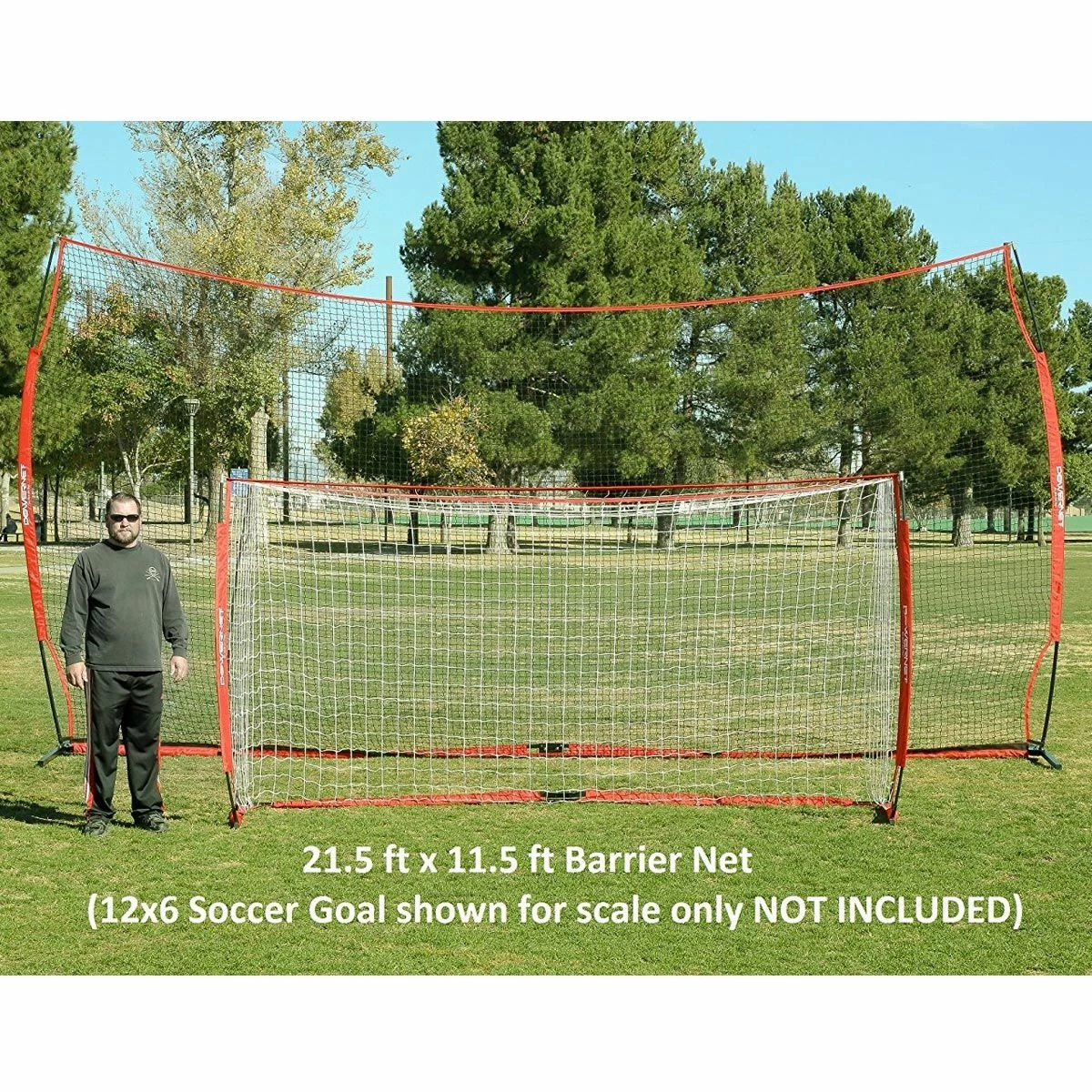 POWERNET 11.5H'x21.5'W Portable Barrier Sport Net 2 POWERNET 11.5H'x21.5'W Portable Barrier Sport Net - Image 2