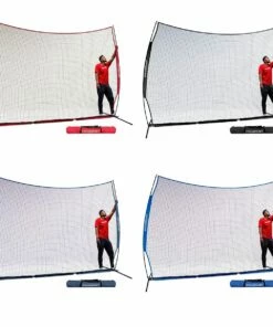 POWERNET 9'Hx12'W Portable Barrier Sport Net Navy -Cheap Softball Store a63 354 new colors