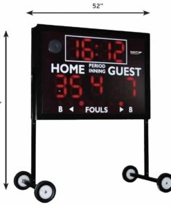 Varsity Scoreboard MS-4 Multi-Sport, Indoor / Outdoor Scoreboard -Cheap Softball Store a91 150 new dims