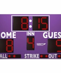 3312LED Baseball / Softball Scoreboard w/ Timer, 8'W x 5'H