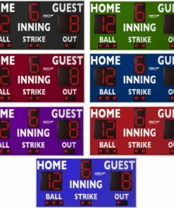 Varsity Scoreboards 3314 Baseball-Softball Scoreboard, 8'Wx4'H -Cheap Softball Store a91 175 new 21 colors